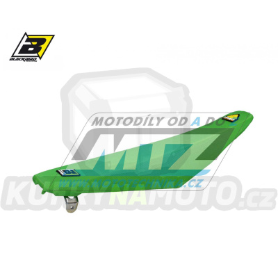 Sedlo kompletní Kawasaki KXF250 / 13-20 + KXF450 / 12-18 - barva zelená - typ potahu PMD - standardní výška