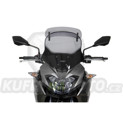 Plexi plexisklo MRA Kawasaki Versys X 300 2017 - typ varioturistické VT kouřové