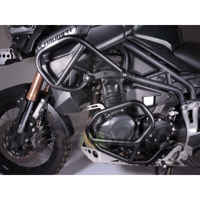 Padací rámy RD Moto CF125SKD Triumph Tiger 1200 Explorer / Tiger 1200 Explorer XC - vrchní 2011-2015 černá strukturovaná