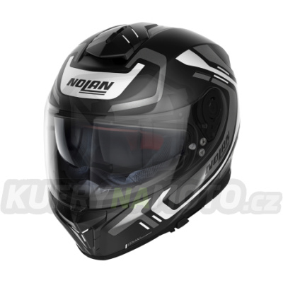 Moto helma Nolan N80-8 Ally N-com Flat Black 38 vel. M 8596341127022 – akce