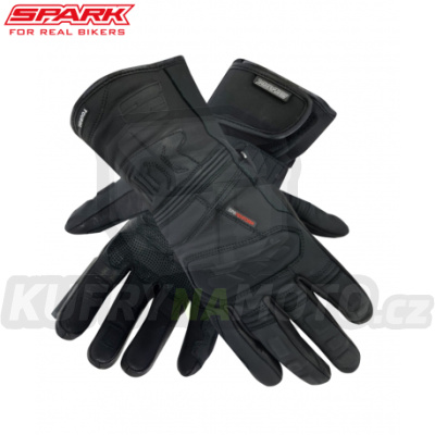 Pánské kožené moto rukavice SPARK LOFT, černé vel. M 8596341102241 – akce