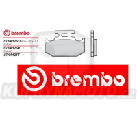 Brzdové destičky Brembo SUZUKI RM X 125 r.v. Od 89 - 90 SD směs Zadní