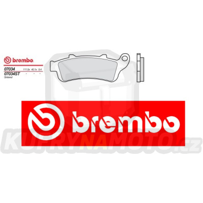 Brzdové destičky Brembo HONDA FORZA 250 r.v. Od 00 - 04 směs Originál Přední