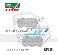 Destičky brzdové DP030-LU TRW Lucas MCB812 - směs Allround