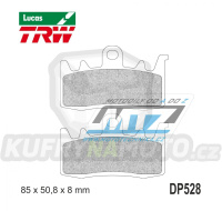 Destičky brzdové DP528-LUSV TRW Lucas MCB856SV - směs Sinter Road