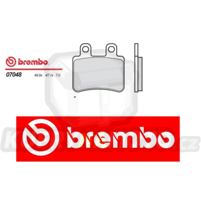 Brzdové destičky Brembo PEUGEOT SATELIS 125 r.v. Od 06 -  Originál směs Zadní