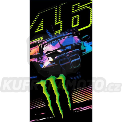 Nákrčník VR46 DUAL MONSTER černý 496104