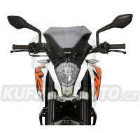 Moto plexi MRA KTM Duke 125 všechny r.v. typ racing R kouřové