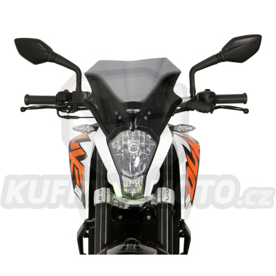 Moto plexi MRA KTM Duke 125 všechny r.v. typ racing R kouřové