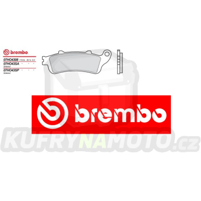 Brzdové destičky Brembo HONDA CBR XX 1100 r.v. Od 96 -  Originál směs Zadní