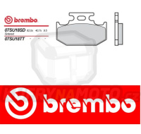 Brzdové destičky Brembo YAMAHA YZ 125 r.v. Od 96 - 97 TT směs Zadní