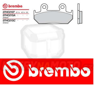 Brzdové destičky Brembo HONDA VFR R 400 r.v. Od 86 - 87 směs SC Přední