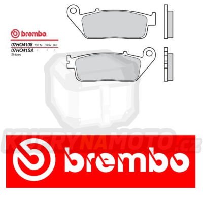 Brzdové destičky Brembo TRIUMPH THUNDERBIRD 900 r.v. Od 95 -  směs Originál Přední