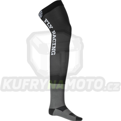 Ponožky dlouhé Knee Brace, FLY RACING - USA (černá/bílá, vel. S/M)