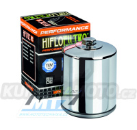 Filtr olejový HF170CRC (HifloFiltro) chromový - Harley Davidson XL883 Sportster + XLH883 Sportster + XL1000 + XLS1000 + XLX1000 + XLH1100 + XLH1200 Sportster + XL1200NS Sportster Iron + FLHT Electra Glide + FLHTC-UI Ultra Classic + FLTC Tour Glide...