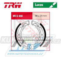 Brzdové obložení (brzdové pakny) TRW Lucas MCS840 - Kawasaki KDX50 + Suzuki CS50 Roadie + JR50 + LT50