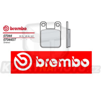 Brzdové destičky Brembo DERBI PREDATOR 50 r.v. Od 97 - 00 ST směs Zadní