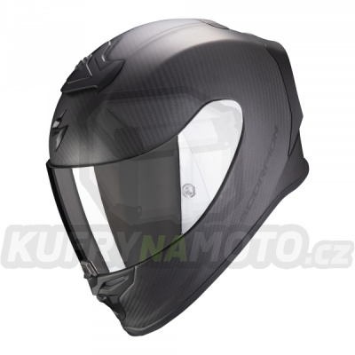 Moto přilba SCORPION EXO-R1 CARBON AIR CARBON solid černá matná