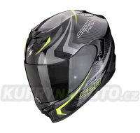 Moto přilba SCORPION EXO-520 EVO AIR TERRA černo/stříbrno/fluo žlutá