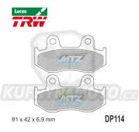 Destičky brzdové DP114-LUSI TRW Lucas MCB534SI - směs Sinter Offroad