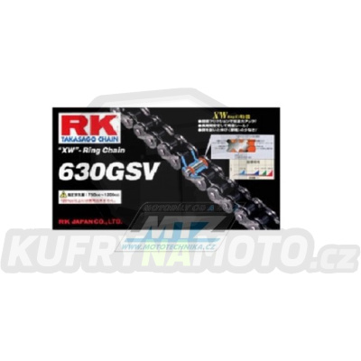 Řetěz RK 630 GSV (96čl) - těsněný / xw-kroužkový