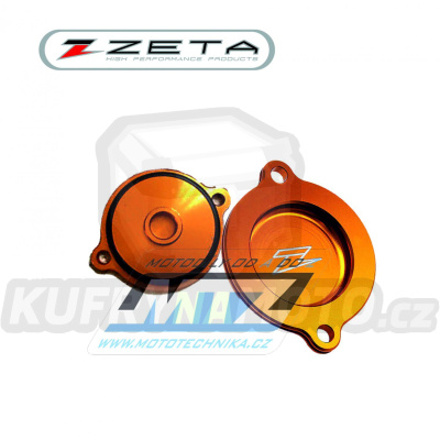 Víko olejového filtru - ZETA ZE90-1417 - KTM 250SXF+450SXF+520SX+540SX + 250EXCF+400EXC+450EXC+520EXC+525EXC + 450SMR+525SMR + 950 Adventure + 990 Superduke+990 Supermoto + 450ATV+525ATV - oranž