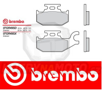 Brzdové destičky Brembo YAMAHA YFM FWN Big Bear 4WD 400 r.v. Od 00 -  SD směs Zadní