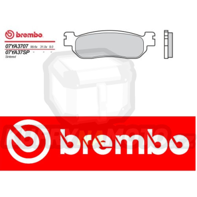 Brzdové destičky Brembo YAMAHA BRONCO, CELLOW 225 r.v. Od 97 -  směs Originál Přední