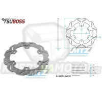 Kotouč brzdový (240/115/6D) - zubatý desing WAVE - Honda CA125 Rebel / 95-00+CB125F / 15-17+CBF125 / 09-12+VT125C Shadow / 99-08+CBX250 / 84-98+CMX250C Rebel / 96-00