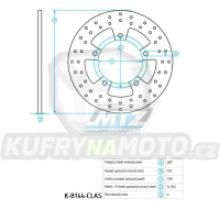 Kotouč brzdový (267/132/5D) - Yamaha YP125 X-Max / 06-13+YP250 X-Max / 06-13+YP400 Majesty / 04-11+YP400 X-Max / 13-19+XP500 T-Max / 04-07+XP530 T-Max / 12-19