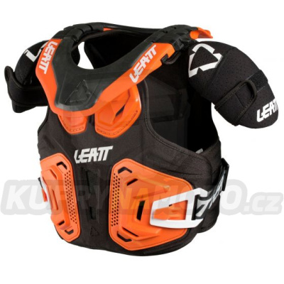 LEATT chránič HRUDNÍKU a krku FUSION  2.0 JUNIOR barva ORANGE (105-125cm) VELIKOST S / M-1018010021-akce