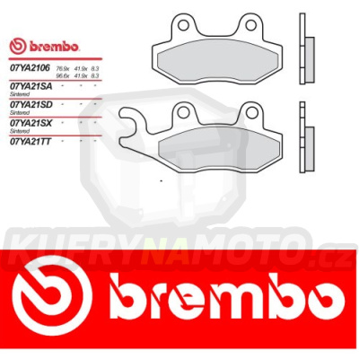 Brzdové destičky Brembo YAMAHA TT-R 230 r.v. Od 05 -  směs SD Přední