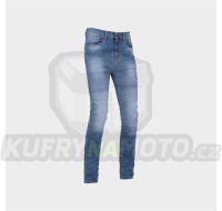 Moto kalhoty RICHA SECOND SKIN JEANS modré zkrácené