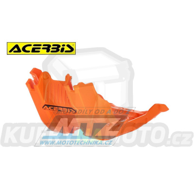 Kryt pod motor Acerbis KTM 250EXCF / 24-25 + 350EXCF / 24-25 + 350XWF / 24-25 – barva oranžová