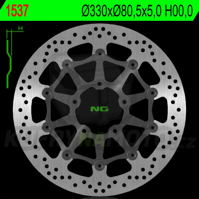 Brzdový kotouč moto NG 1537