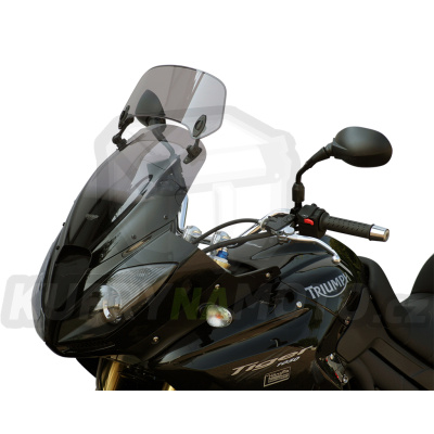 Plexi plexisklo MRA Triumph Tiger 1050 SE Sport 2006 - 2015 typ X – Creen turistické XCT kouřové