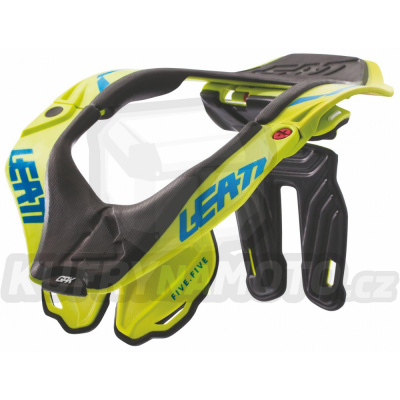 LEATT chránič šíje / krku MODEL GPX 5.5 krční LIME barva  žlutá FLUO velikost S/M