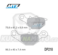 Destičky brzdové DP218-FM - MTZ směs Offroad Profi