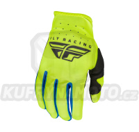 rukavice LITE, FLY RACING - USA 2023 (hi-vis/černá)