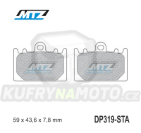 Destičky brzdové DP319-STA - směs Standard