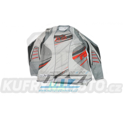 Dres motokros FOX BLITZ FLEXAIR Grey - šedý - velikost XL