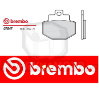 Brzdové destičky Brembo PIAGGIO VESPA GTV 125 r.v. Od 08 -  XS směs Zadní