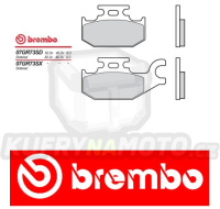 Brzdové destičky Brembo SUZUKI KING QUAD LT-A LEFT 750 r.v. Od 08 -  směs SX Přední