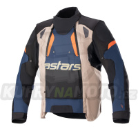 bunda HALO DRYSTAR, ALPINESTARS (tmavě modrá/khaki/oranžová/černá) 2024