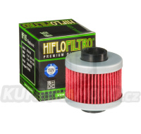 Filtr olejový HF185 (HifloFiltro) - Adly 200S ATV+220S Sentinal + Aprilia 125Leonardo + 150Scarabeo + 200Scarabeo + BMW 125C1+200C1 + Peugeot 125Citystar i.e. + 125 Satelis + 125 Satelis 2 Premium + 200 Citystar i.e.