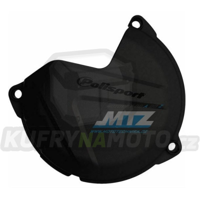 Kryt spojkového víka YZ250 / 00-23 + YZ250X - (barva černá)