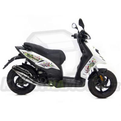 Výfuk Leo Vince Piaggio TYPHOON 50 2009 > HAND MADE TT BLACK LVKN774-4064B