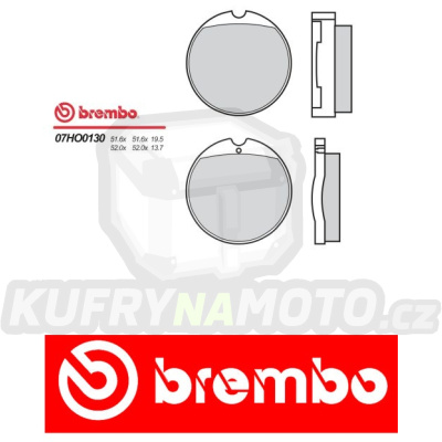 Brzdové destičky Brembo HONDA CB F1 750 r.v. Od 75 - 77 směs Originál Přední