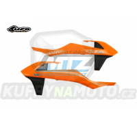 Spojlery KTM 125SX+150SX / 16-18 + 250SX / 17-18 + 250SXF+350SXF+450SXF / 16-18 + 125EXC+200EXC+250EXC+300EXC / 17-19 + 250EXCF+350EXCF+450EXC+500EXC / 17-19 - barva oranžovo-černá