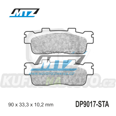 Destičky brzdové DP9017-STA - směs Standard